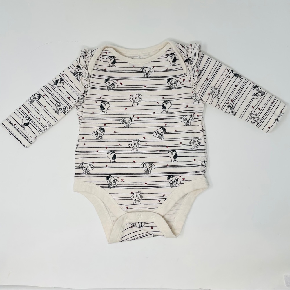DISNEY baby 101 Dalmatian 3-6 month onesie